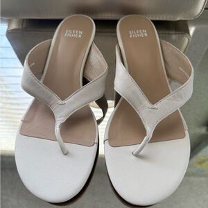 Eileen Fisher Women's Cream Sandals. Never been worn.